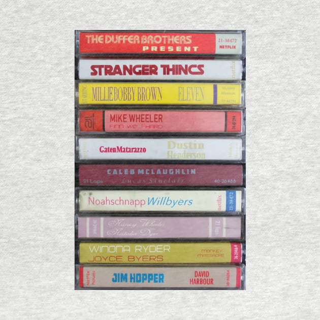 Stranger Things Cassettes by JordanBoltonDesign